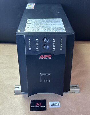 PREOWNED- APC SUA1500 Smart-UPS 1500 1,500VA: 980W 6.8A Max || WARRANTY   