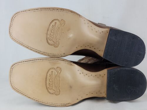 JB Dillon Genuine Goat Cowboy Boots Western Womens 10B Square Toe NEW!!! - Picture 8 of 17