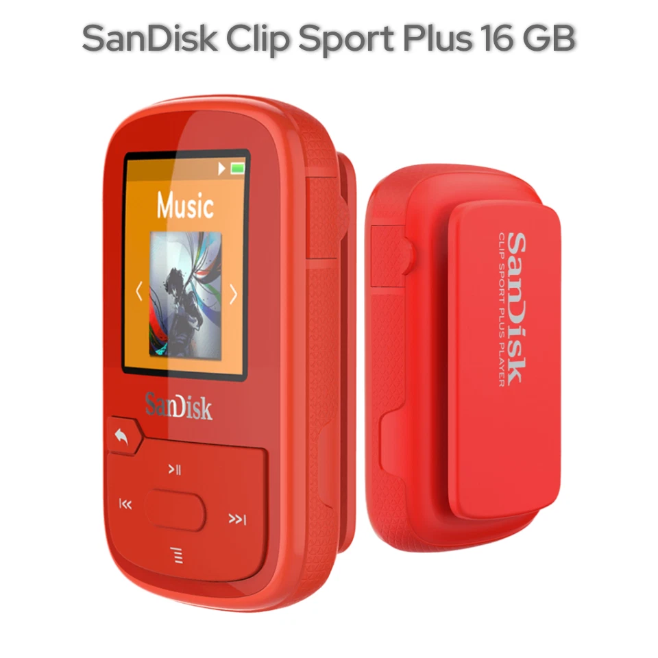 SanDisk Clip Sport Plus 16 GB MP3 - Bild 1 von 1