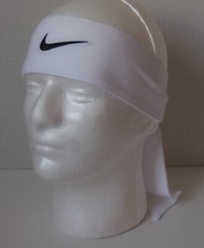 Nike Dri-Fit Head Tie Adult Unisex White/Black