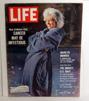 Life Magazine June 22, 1962 Marilyn Monroe | eBay