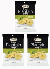 Grace Green Plantain Chips (Salted) 85g (Pack of 3)