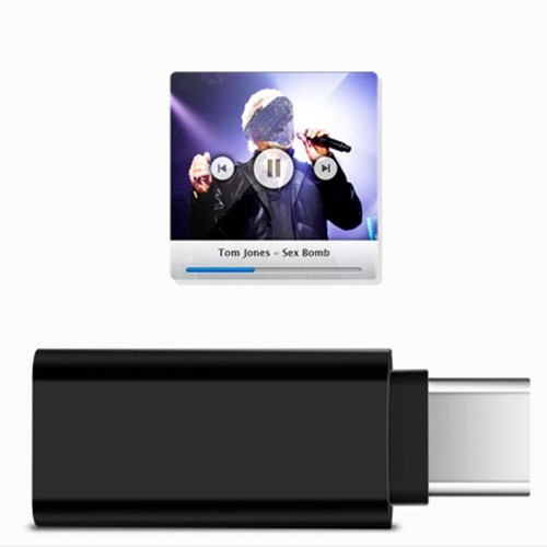 1 Pack USB-C Type C Adapter Port to 3.5MM Aux Audio Jack For Earphone Headphone - Zdjęcie 3 z 10