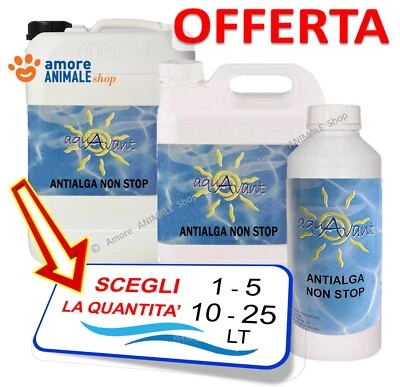 ANTIALGA NON STOP Aquavant Fluidra → 1 / 5 / 10 / 25 Lt - Antialghe per Piscina