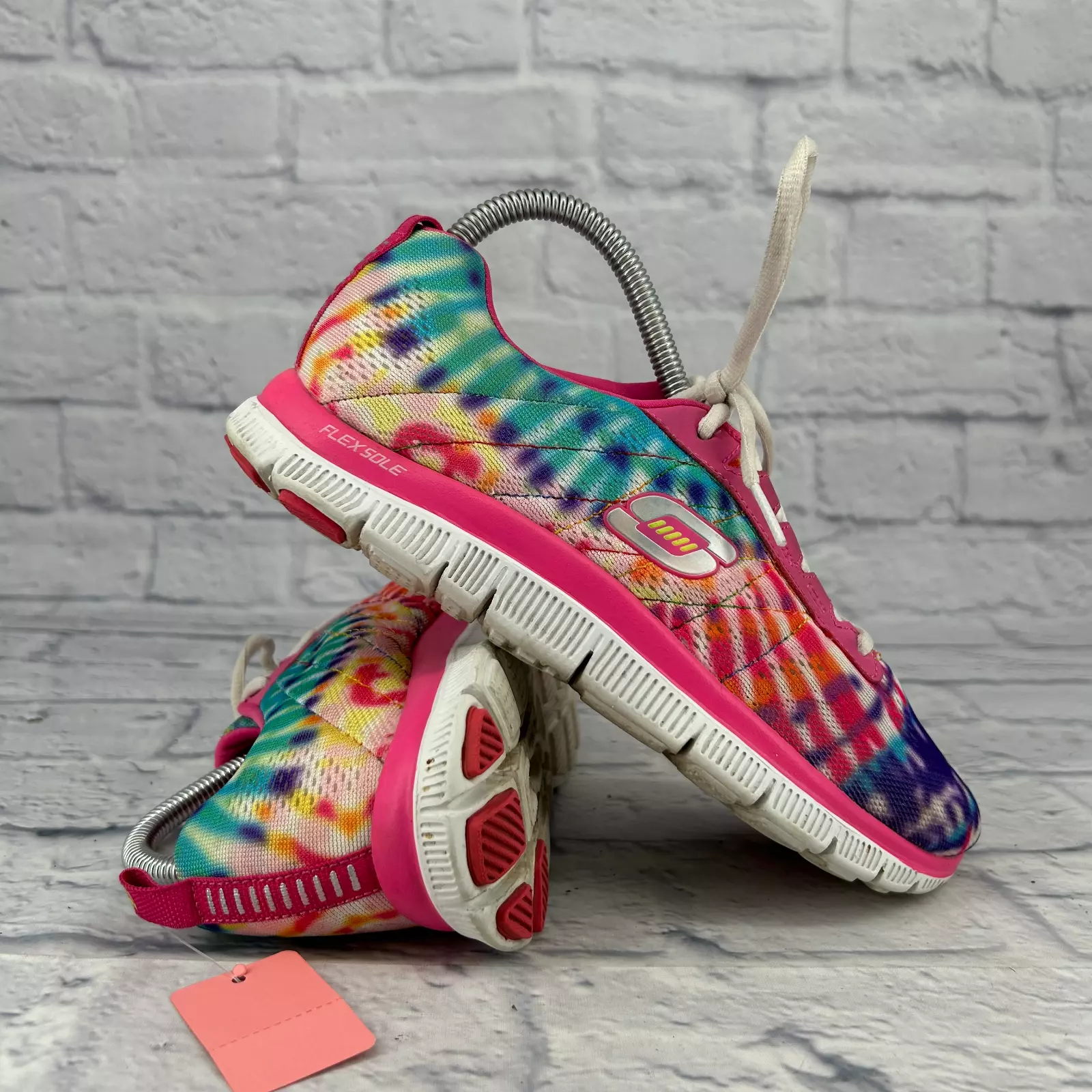 Chaussures de marche confort femme Skechers Flex Appeal taille 7 tie dye 11884TX