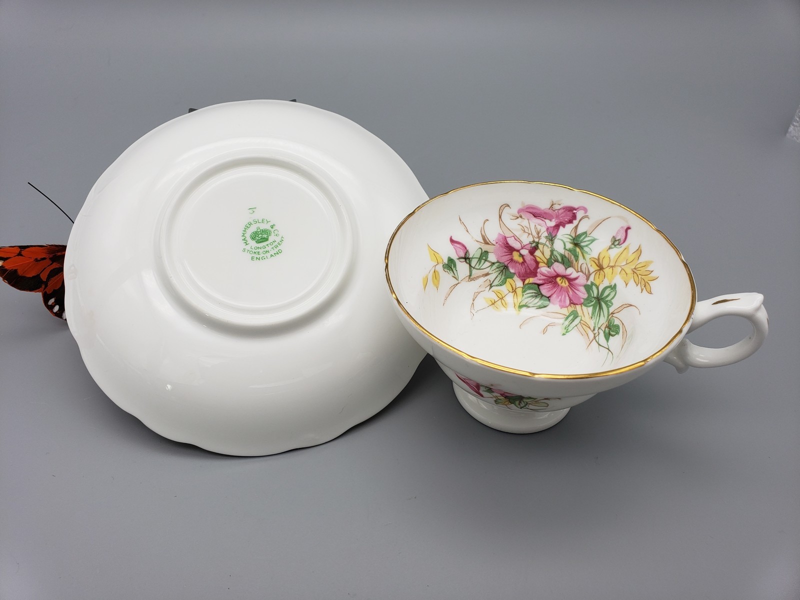 Hammersley & Company Tea Cup & Saucer Stoke on Trent Longton