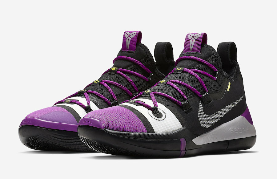 Nike Kobe AD Chaos Black Purple Blue Size 8. AV3555-002 Nike Kobe AD Chaos Black Purple Blue Size 8. AV3555-002