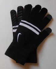 Nike Stripe Knitted Tech and Grip Gloves Adult Unisex S/M