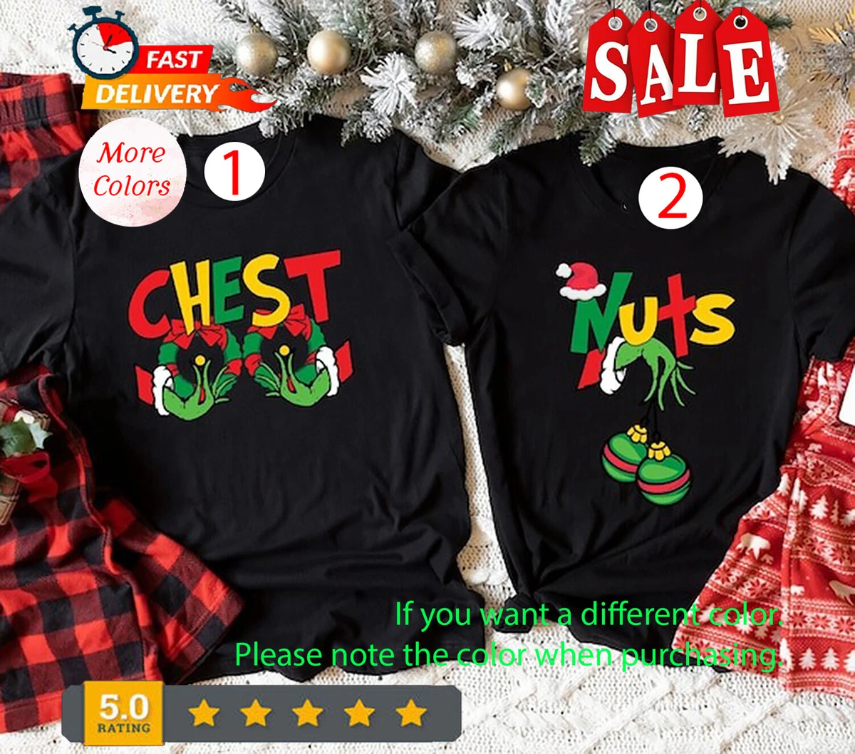 Funny couples matching christmas pajamas sale