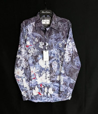 Robert Graham NADINE Japanese Water Garden Medium 348 Classic Fit NWT M
