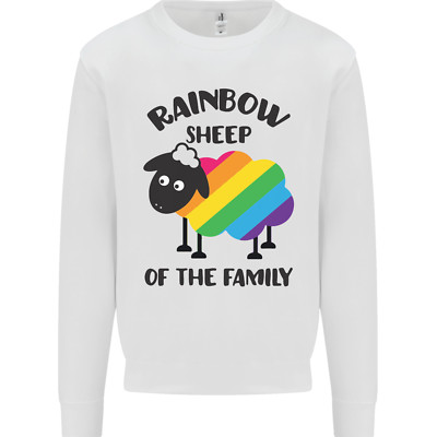 Regenbogen Schaf lustig Gay Pride Day LGBT Kinder Sweatshirt Pullover