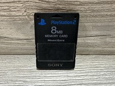SONY PS2 MEMORY CARD 8MB SCPH-10020 BLACK Playstation 2