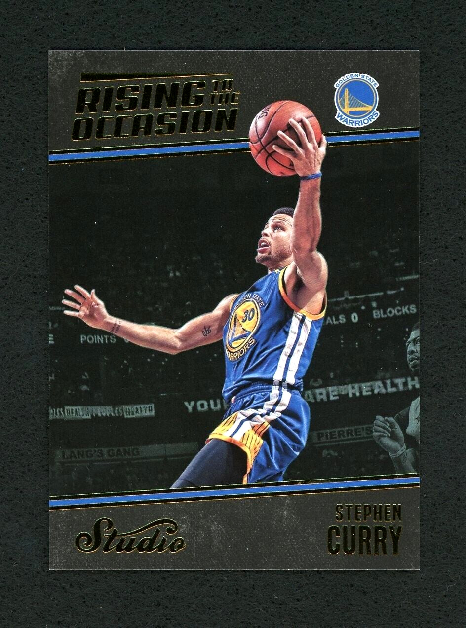 2016-17 Panini Studio Stephen Curry Rising to the Occasion #ROSC Warriors