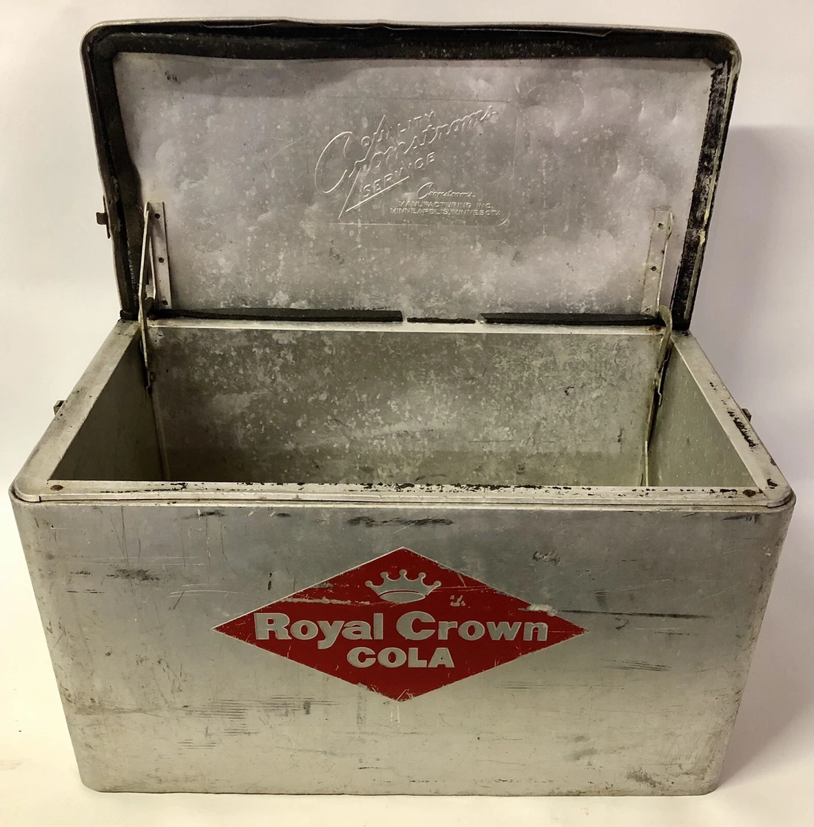 Antique Cola Cooler and Coors Tray - Fragodt Auction and Real Estate LLC