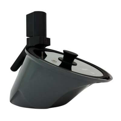 【新品未使用】Auto Cooking Pot(ナチュラルブラック) Vitalplant Rollpan NEW ORIGINAL Auto Rotating Cooking Pot