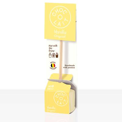 Choc-o-lait Trinkschokolade am Stiel Vanilla im Displaykarton 24Stk