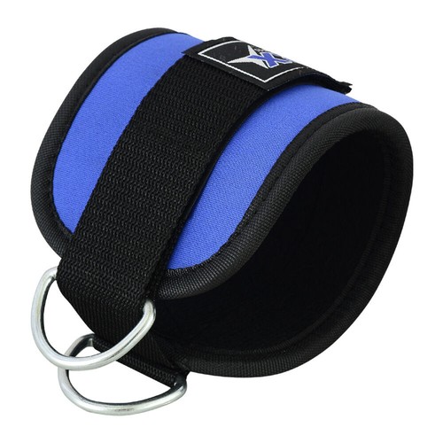 Ankle D Ring Strap Thigh Pulley for Weight Lifting Padded Anklet Cuff Gym Straps - Picture 14 of 24