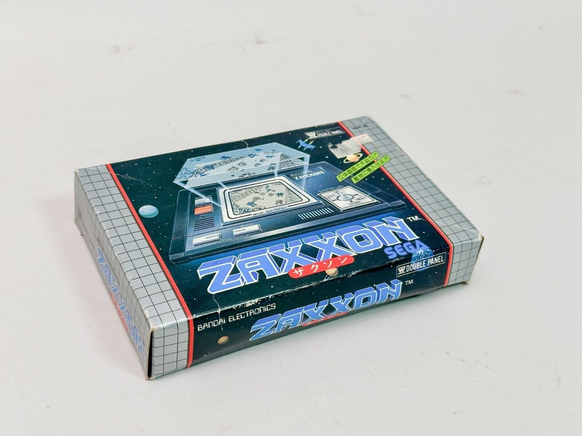 Vintage 1982 RARE GD BANDAI ZAXXON Double Panel LCD GAME