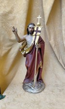 Cristo della Resurrezione, legno, 52 cm, neogotico, 1900 circa, Gesù Cristo