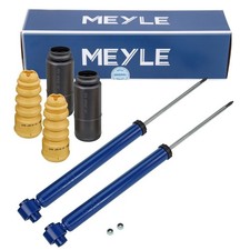 2x MEYLE Gasdruck Stoßdämpfer + Dreckschutz für AUDI A4 8E B6 S4 B7 hinten