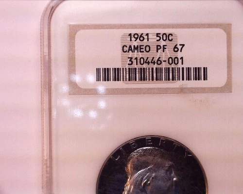 1961 SILVER FRANKLIN HALF DOLLAR  NGC PF 67 Cameo, Very nice,