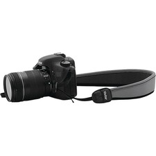 Sakar Neoprene SLR Camera Adjustable Neck/Shoulder Strap, Gray - viv-slr-stp-gry