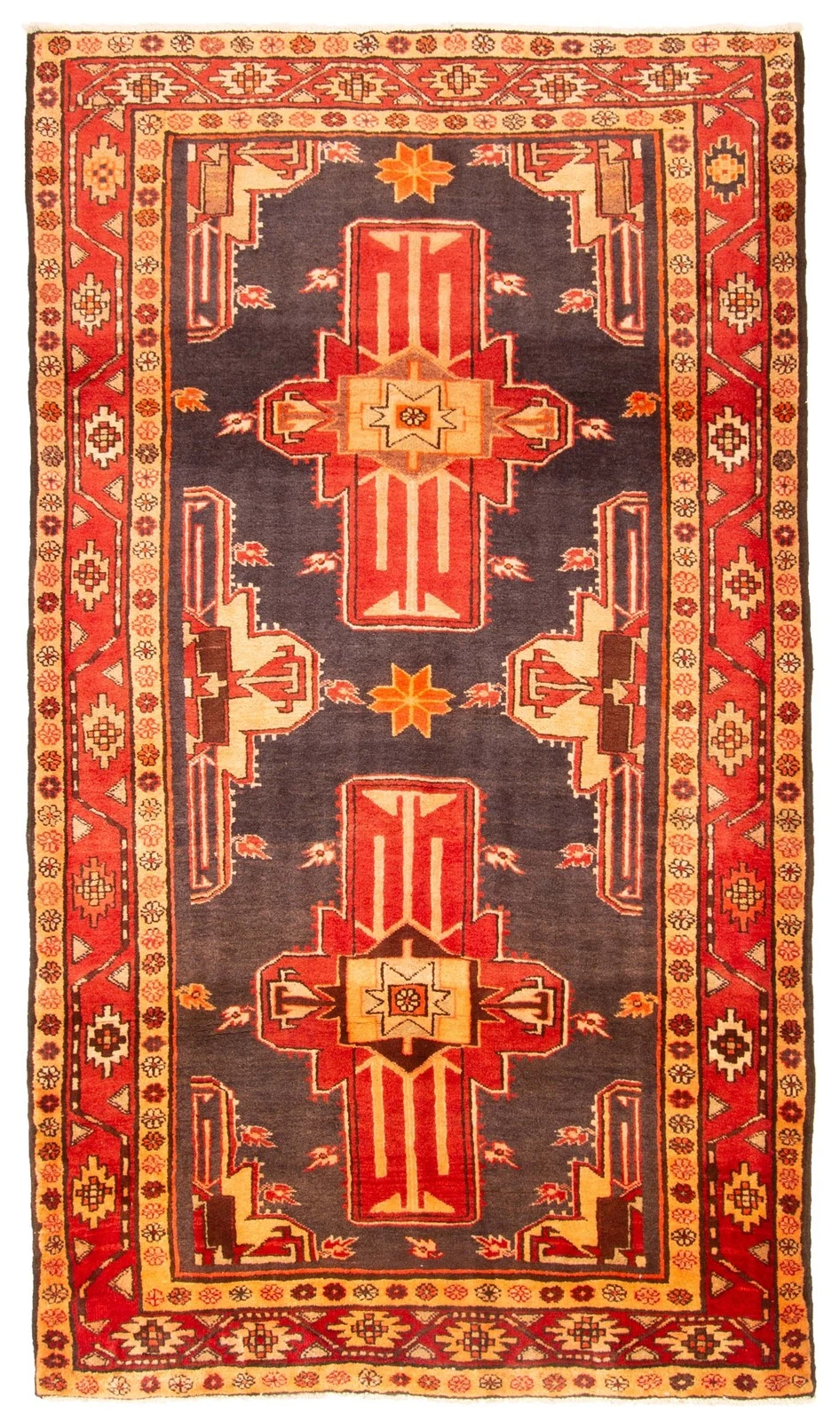 Vintage Hand-Knotted Area Rug 4'7" x 8'0" Traditional Wool Carpet
Opens in a new window or tab