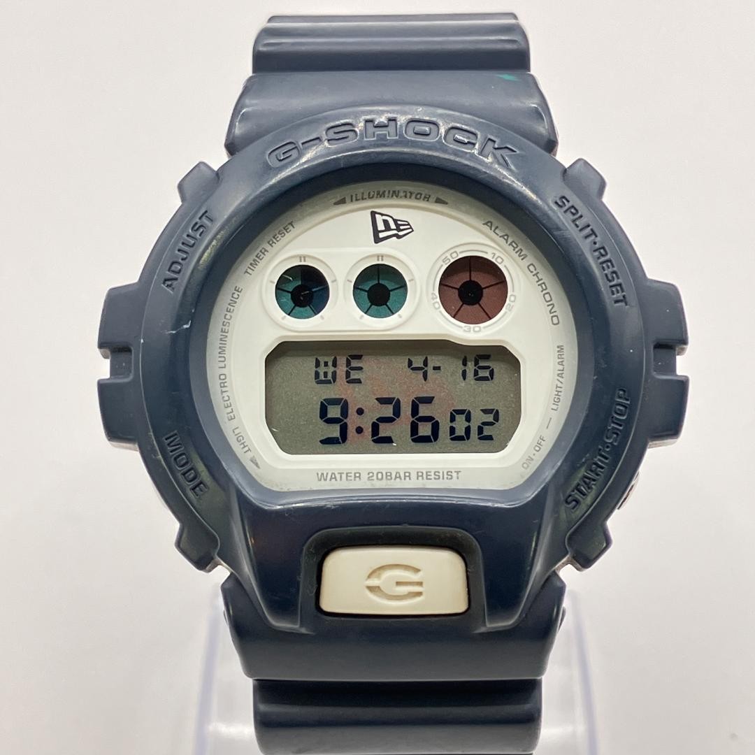 美品 G-SHOCK × New Eraコラボ Gショック DW-6900FS G-Shock DW-6900FS New Era Collaboration Limited Digital Navy