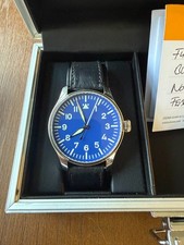 RARE Stowa Flieger Classic 40mm Blue Limited Edition – #7/100 – Full Set (2020)