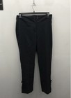 Kate Spade Women's Black Bow Hem Tapered Ankle Trousers Slacks Stretch Size 8 — photo 1