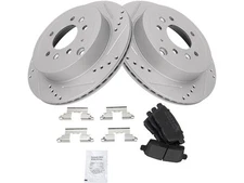 For 2007-2012 Mazda CX7 Brake Pad and Rotor Kit Rear 36448VGJY 2008 2009 2010