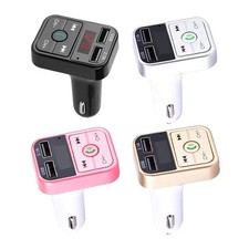 Émetteur FM sans fil pour voiture avec écran LCD 1,2", adaptateur radio