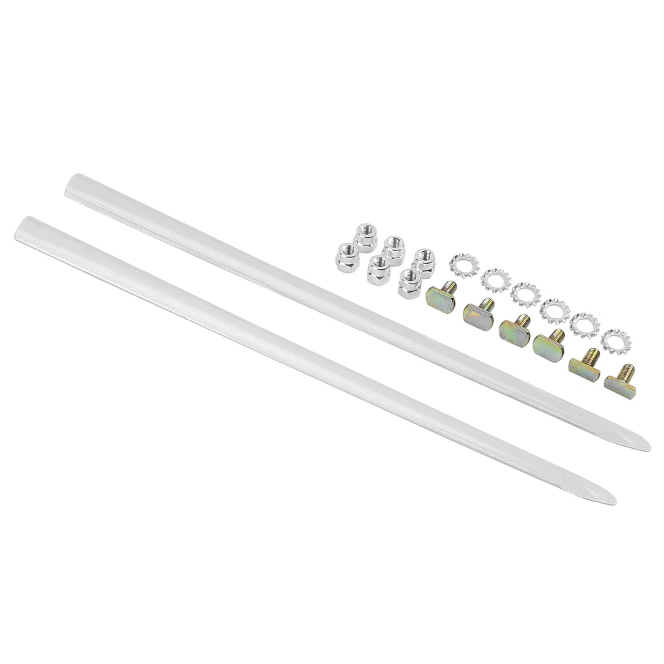 Серебристая отделка копья переднего крыла для Harley Touring 82-13 Heritage Softail 86-17 - Изображение 3 из 4