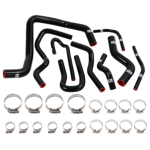 Silicone Radiator Heater Hose Kit Fits 9Pcs For Honda Civic D15 D16 EG EK 92-00