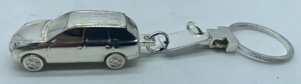 Portachiavi miniatura placcato argento WAPC5000213PLG Porsche Cayenne NOS #3079 - Immagine 3 di 4