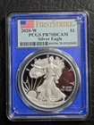 Beautiful 2020 W $1.00 American Eagle  Silver Dollar PCGS Graded PR 70 DCAM