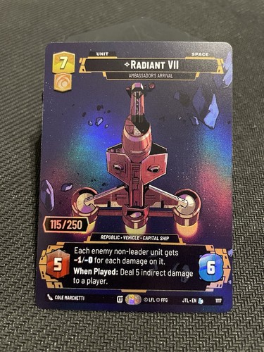 Radiant VII Serialized Star Wars Unlimited