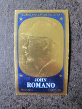 1965 TOPPS Baseball Embossed John Romano #10 - Cleveland Indians