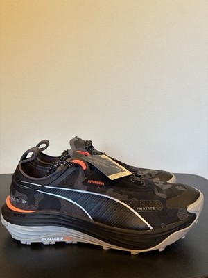 Puma Voyage NITRO 3 GTX Gore-Tex Coal Trail Running Shoes 377838-04 Men Size 10