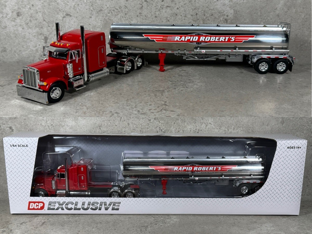 1/64 Peterbilt 379 w/ Heil Fuel Trailer Rapid Robert's DCP By