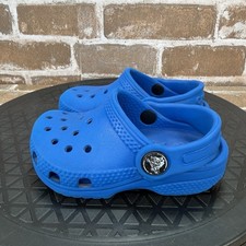 Crocs Classic Blue Slip On Comfort Clogs Boys Toddler Size C5