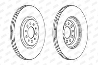 2X Jurid Bremsscheibe Coat+ 563067JC-1 JC Schachtel FüR Alfa Giulietta 159 Brera