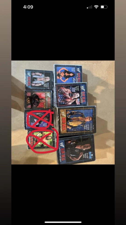NEW 2001 WWF RAW DEAL CCG FACTORY SEALED STARTER DECKS - Read Description - Image 2 of 2
