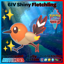 ✨ Shiny Fletchling 6IV ✨ Pokemon Sword & Shield 🚀 Fast 🚀
