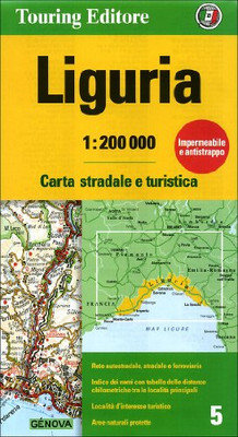 Liguria: TCI.R05: No. 5 (Regional Road Map) - TCI