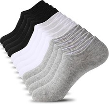 6 Pares Calcetines Invisibles Antideslizantes Tobilleros Para Mujer Hombre