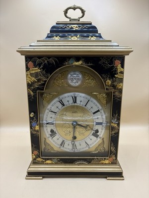 Elliott Tempus Fugit Triple Chime Bracket Kaminuhr Chinoiserie England Wow!