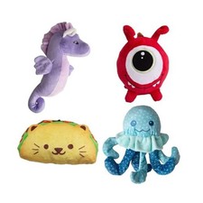Snugarooz Plush  Crinkle Carnival Bundle for All Dog Breeds   Sea Horse