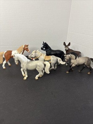 Schleich Pony Bundle With Okapi 2004, 2005, 2006, 2016