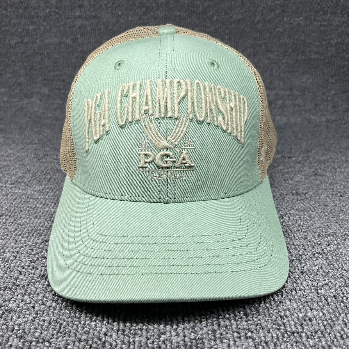 47 Brand PGA Championship Valhalla 2024 Golf Hat Mint Green Meshback Snapback